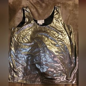 Periphery Too sz L silver/blank tank top